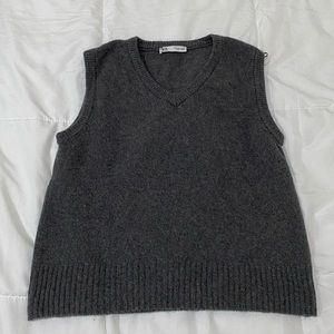 Zara cashmere sweater vest